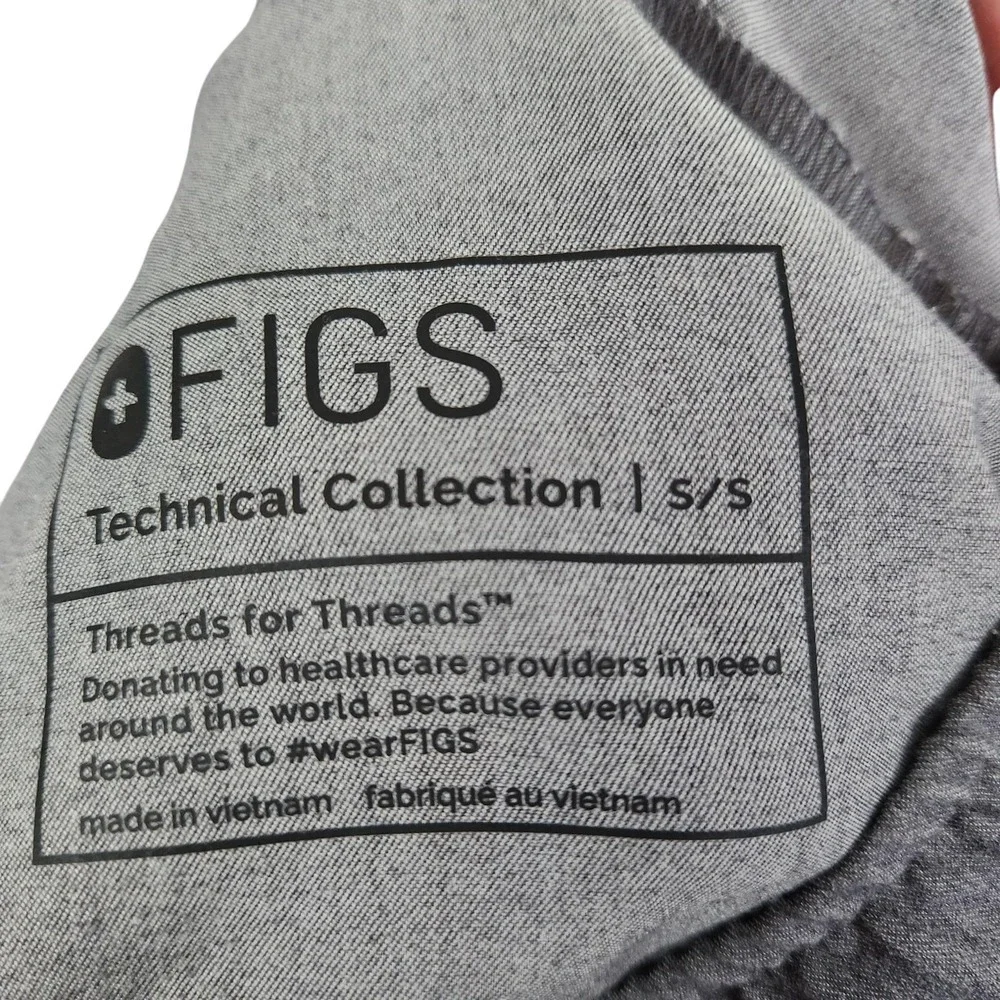 FIGS Tansen Scrub Jogger Pants Mens Small Gray Technical Collection Stretch Dr.